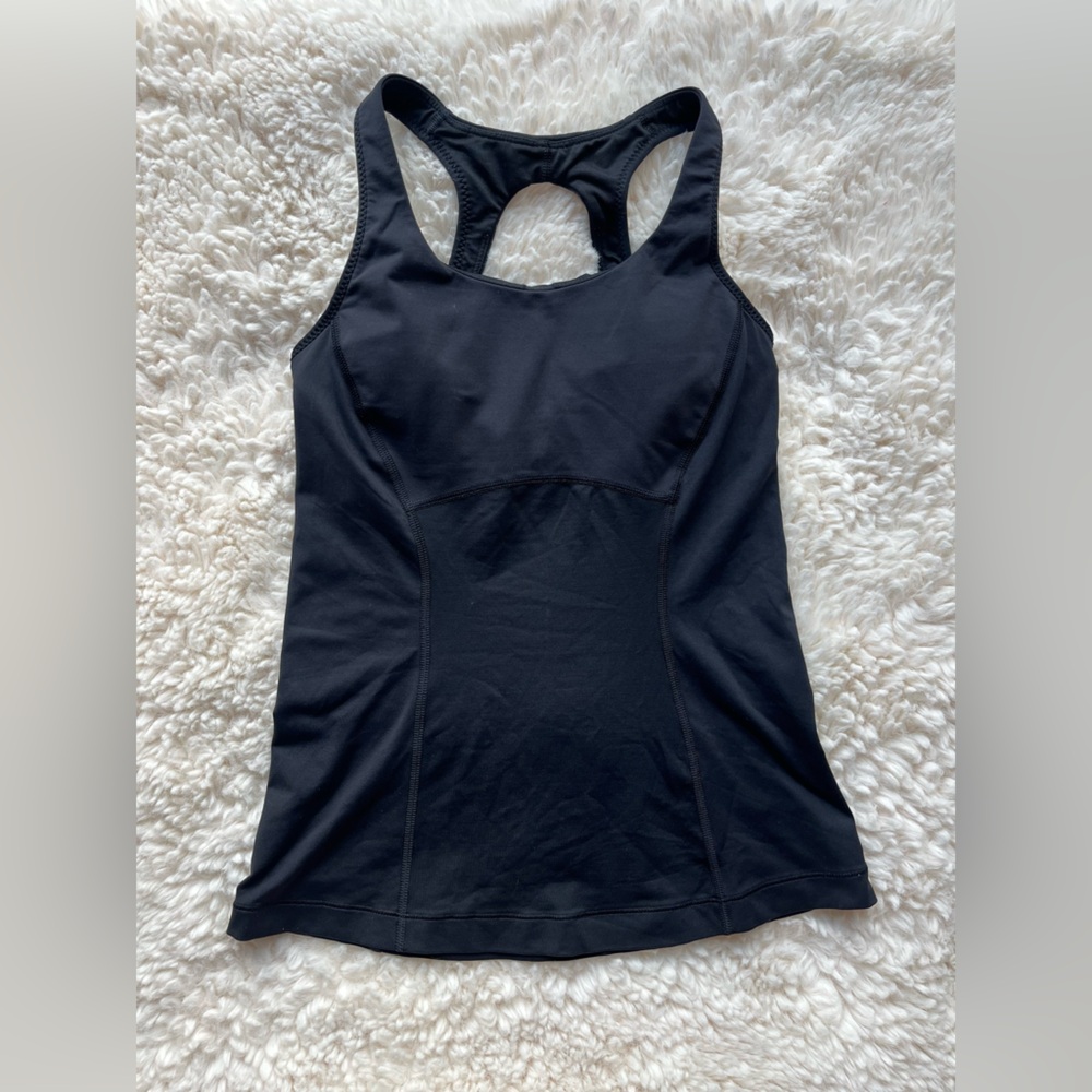 Lululemon Black Racerback Tank Top